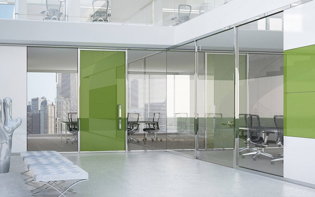 Διαχωριστικο – Frameless Double Glazed